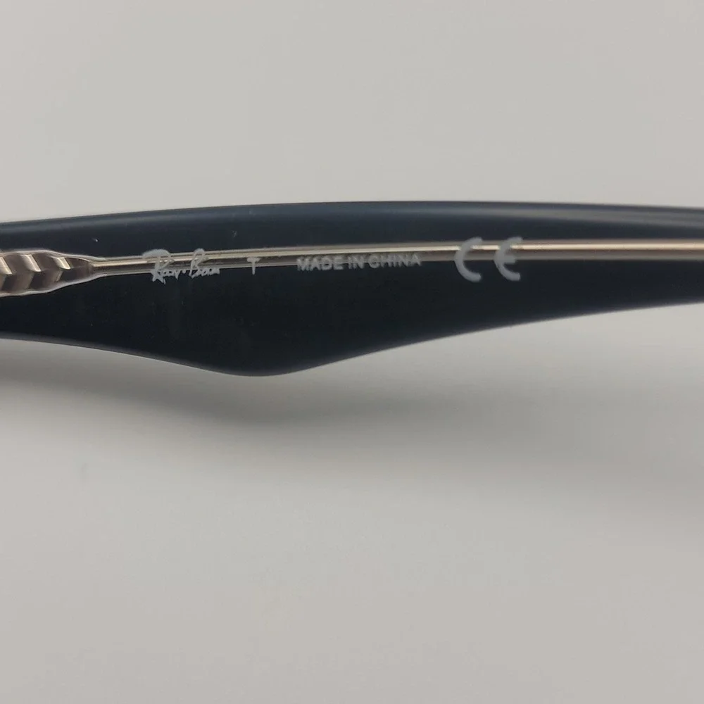Ray-Ban Junior Kids Rectangular Eyeglass Frames Only RB1530 3529 Black 48-18-130